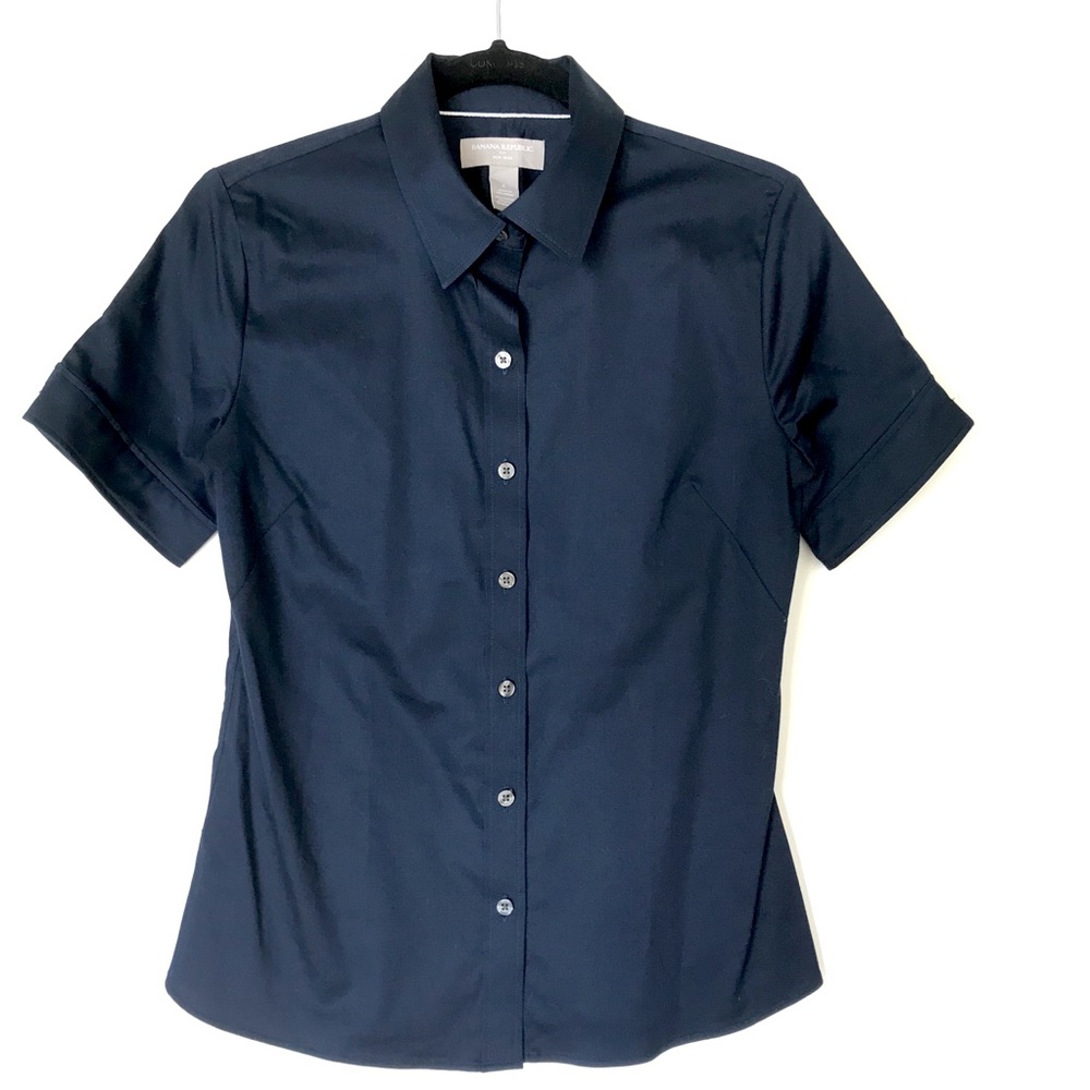 Banana Republic Fitted Non Iron Blouse